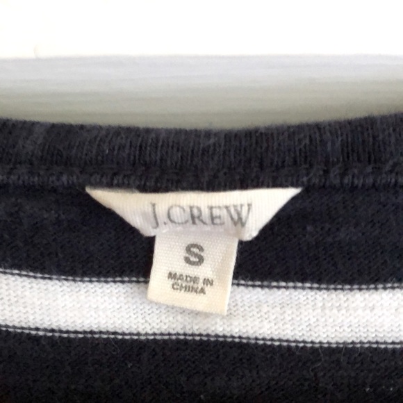 J Crew Navy & White Striped Dress - Picture 3 of 4